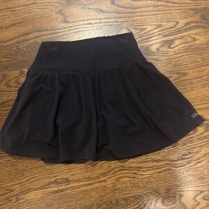 Black Tennis Skirt, Splits59